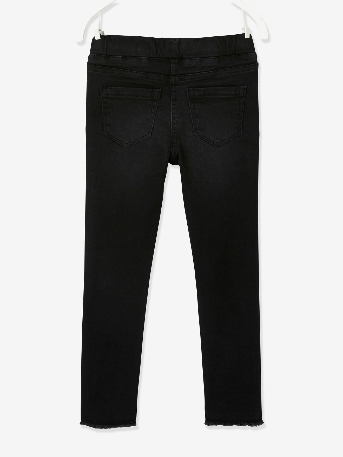 Tregging fantaisie motifs laser fille noir