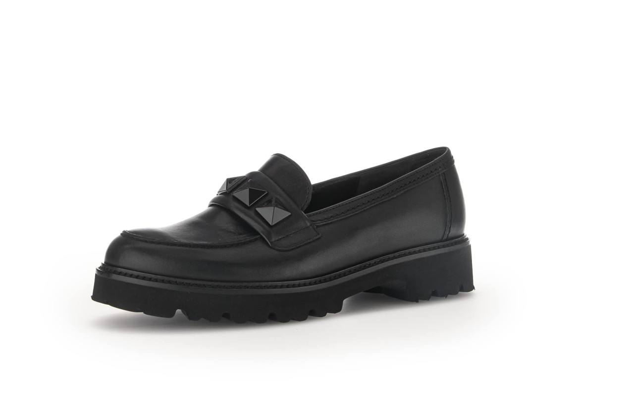 GABOR Klassische Slipper schwarz schwarz