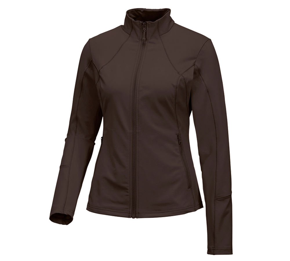 e.s. Funktions Sweatjacke solid, Damen