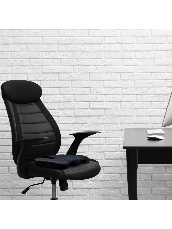 relaxdays Ergonomisches Sitzkissen in Schwarz günstig kaufen onesize