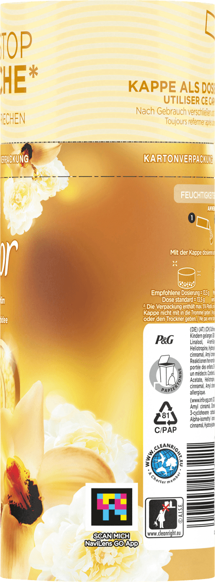 Wäscheparfüm goldene Orchidee, 160 g