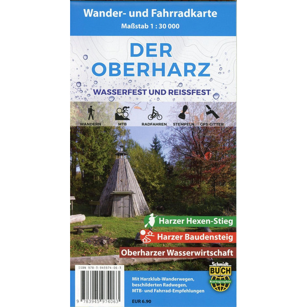 Der Oberharz Wander- und Fahrradkarte 1 : 30 000 - Fahrradkarte