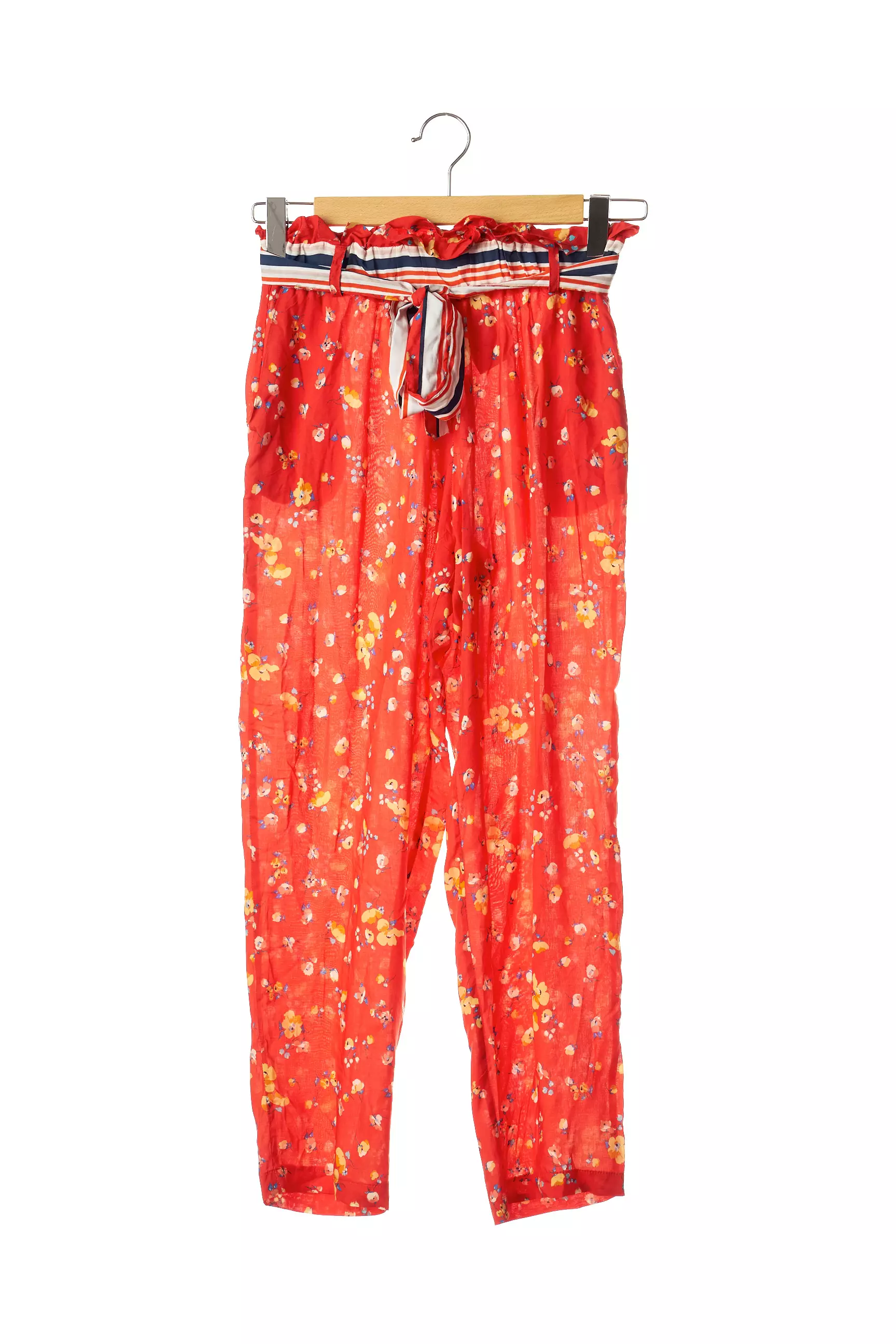 Atelier Jad Pantalons Larges Femme couleur rouge