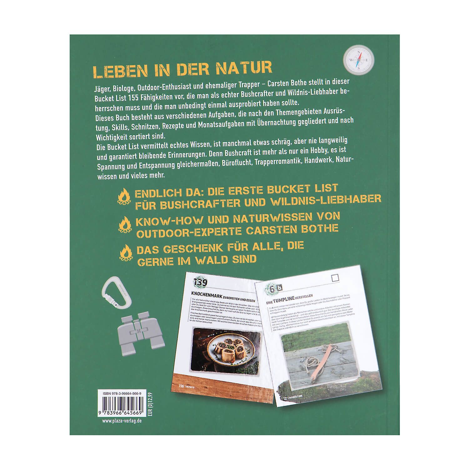 Taschenbuch Die Bucket List für echte Bushcrafter