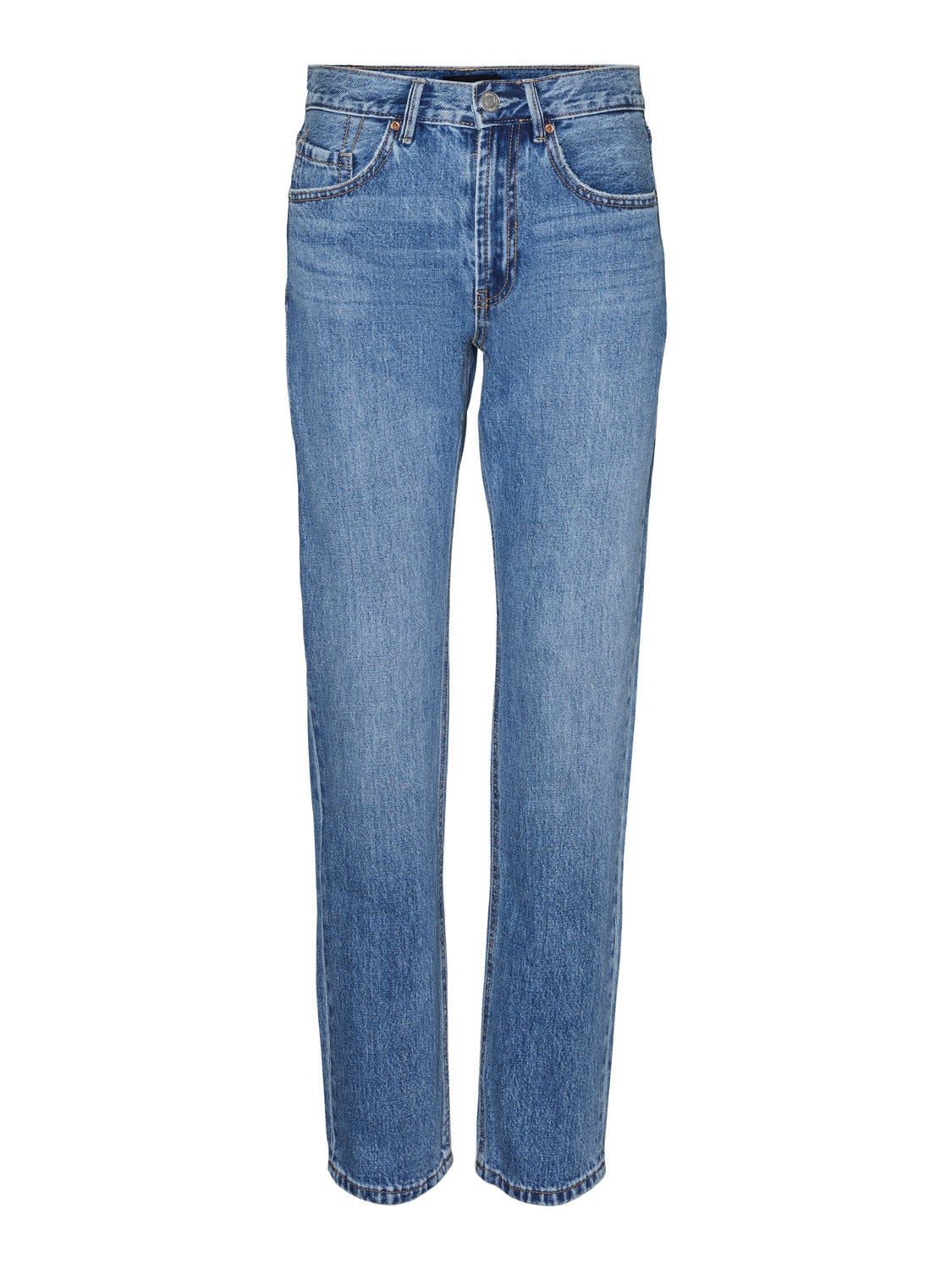 VMHAILEY Hohe Taille Gerade geschnitten Jeans