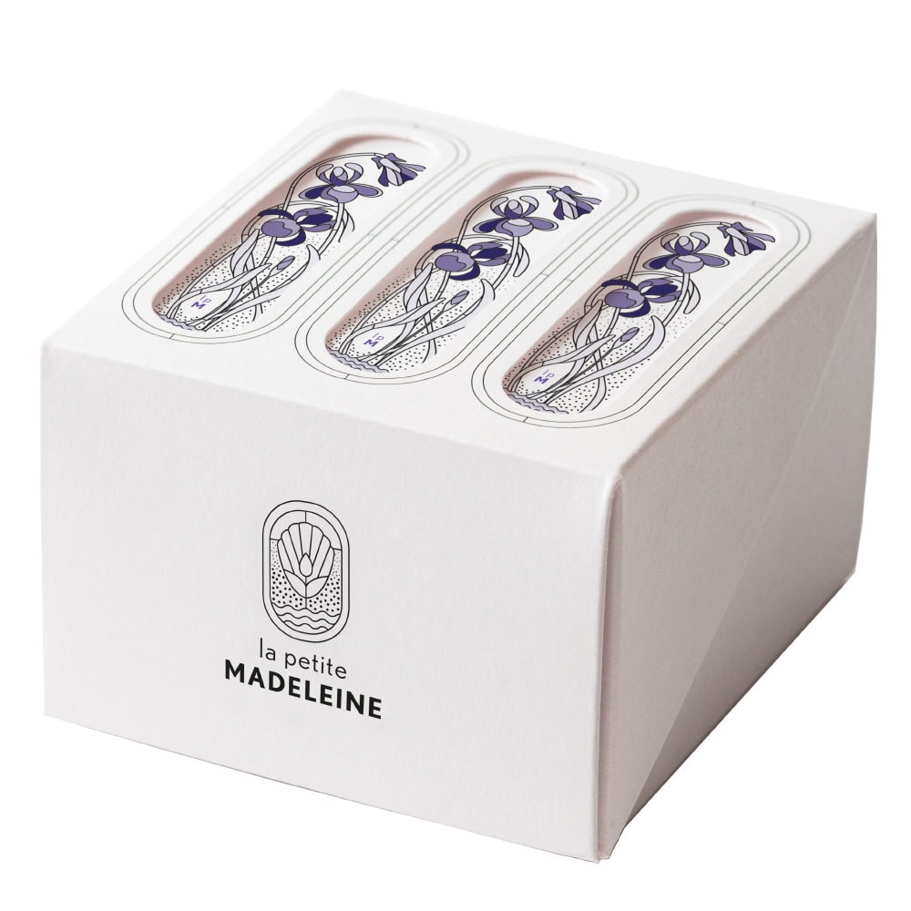 la petite madeleine Nue d'Iris Coffret 3 savons