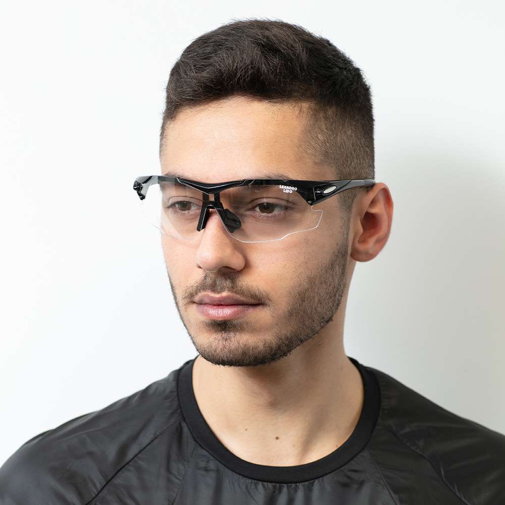 LEANDRO LIDO Challenger One Sport Sonnenbrille transparent