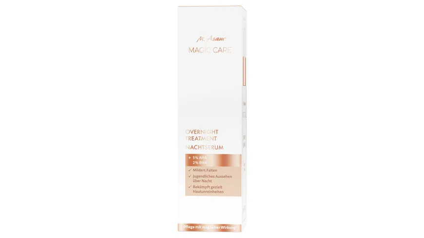 M. Asam® MAGIC CARE Overnight Treatment AHA & BHA Fruchtsäurepeeling 50 ml