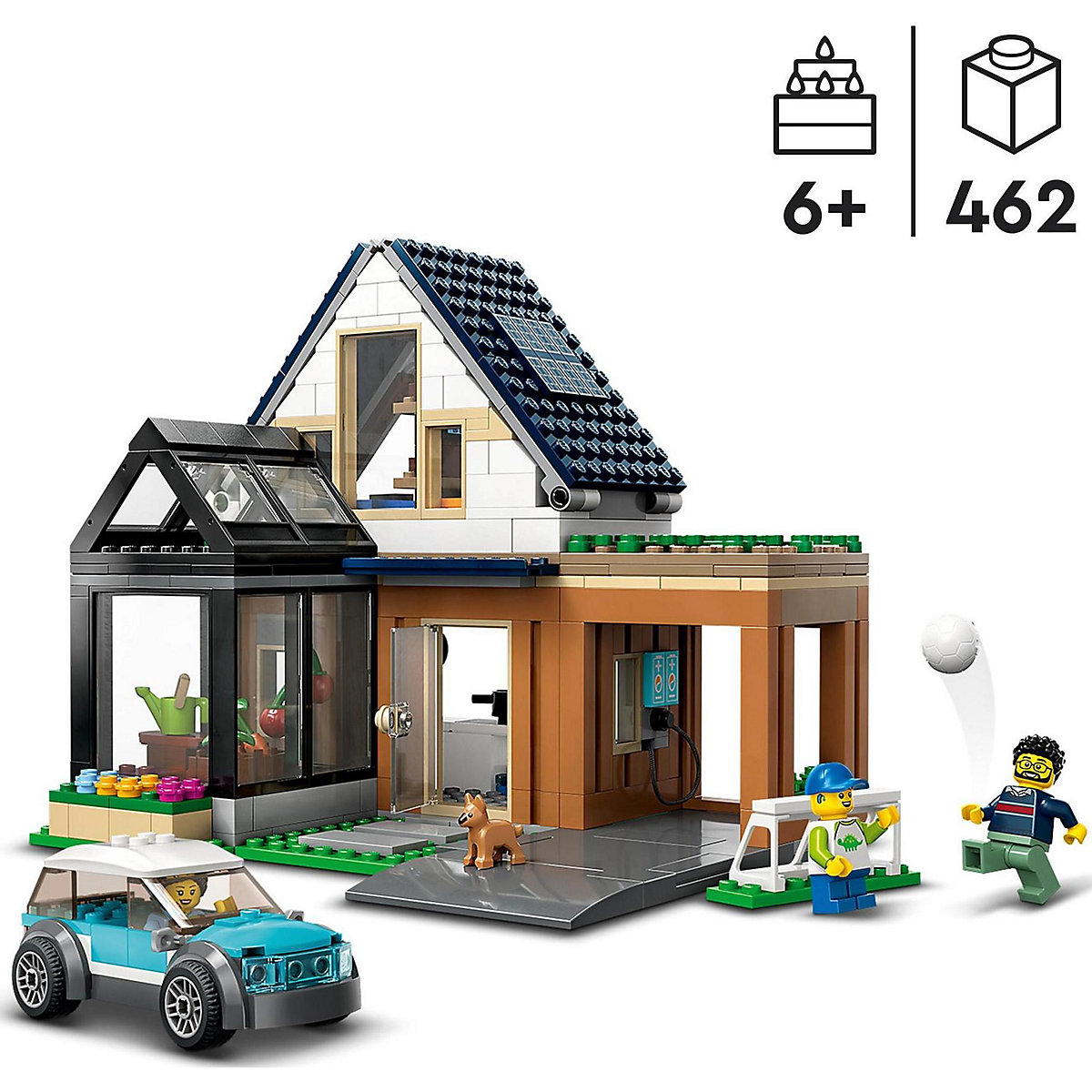 LEGO® City 60398 Familienhaus mit Elektroauto