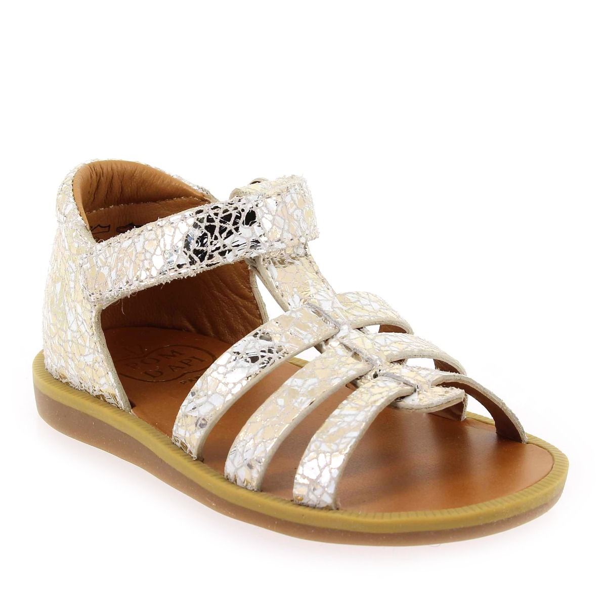 Pom d'api  POPPY STRAP - Platine blanc