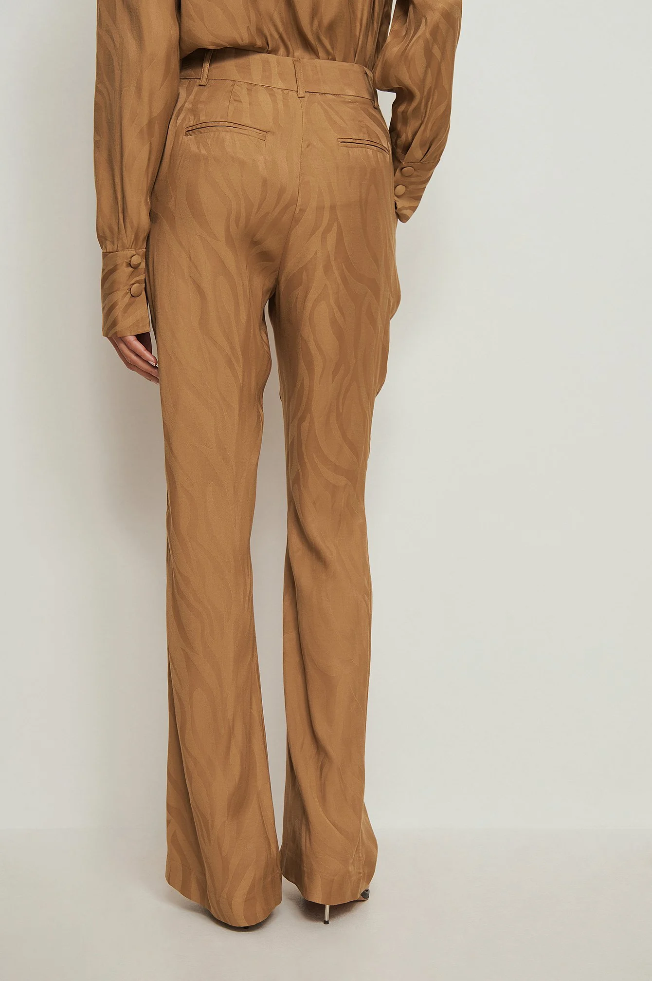 Jacquard-Zebra-Hose mit Schlag