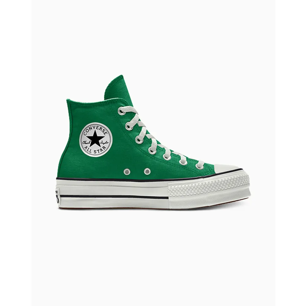 Converse Custom Chuck Taylor All Star Lift Platform Canvas By You 171209CSP24_AMAZONGREEN_COC / grün