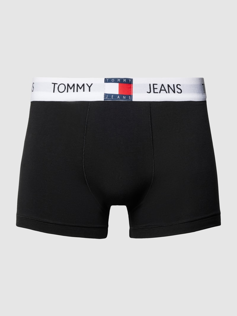 Trunks mit Label-Patch Modell 'HERITAGE' in schwarz