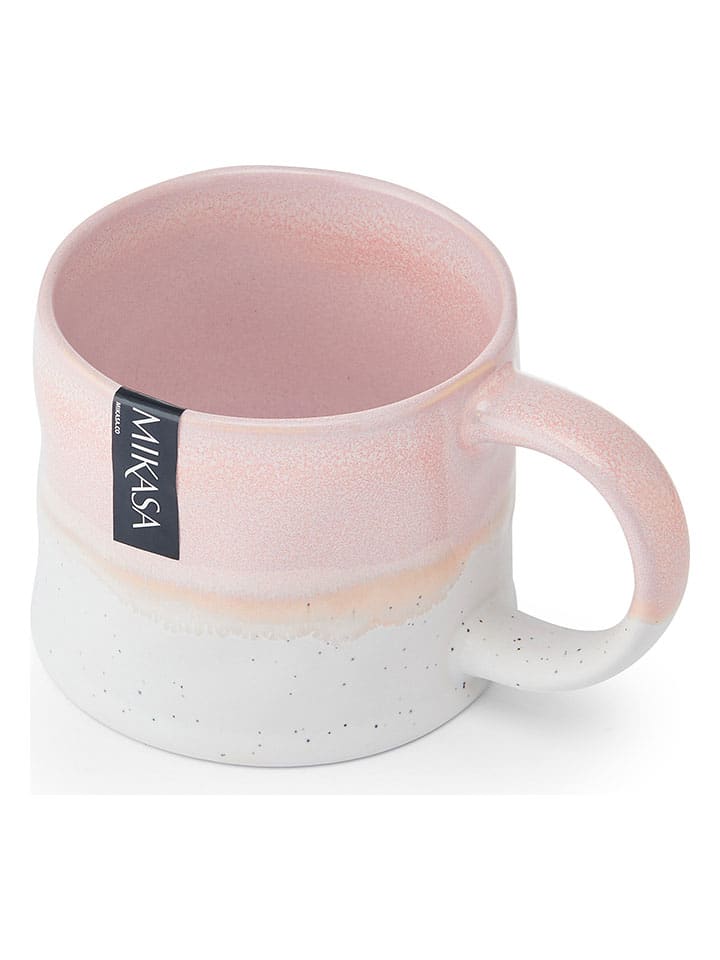 Mikasa 2er-Set: Tassen in Rosa/ Weiß - 450 ml günstig kaufen onesize
