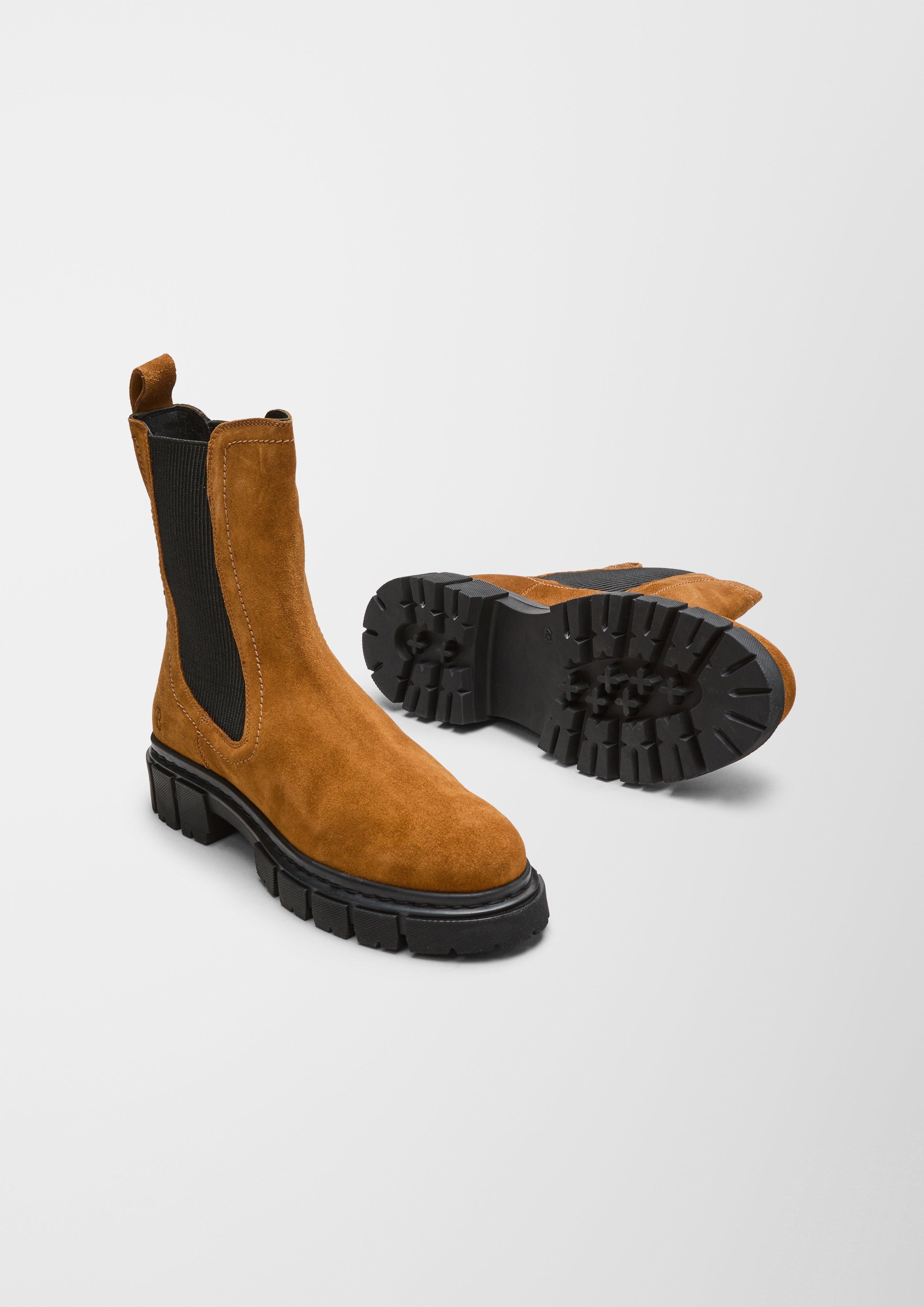 Stiefel aus Veloursleder  6006576-305
