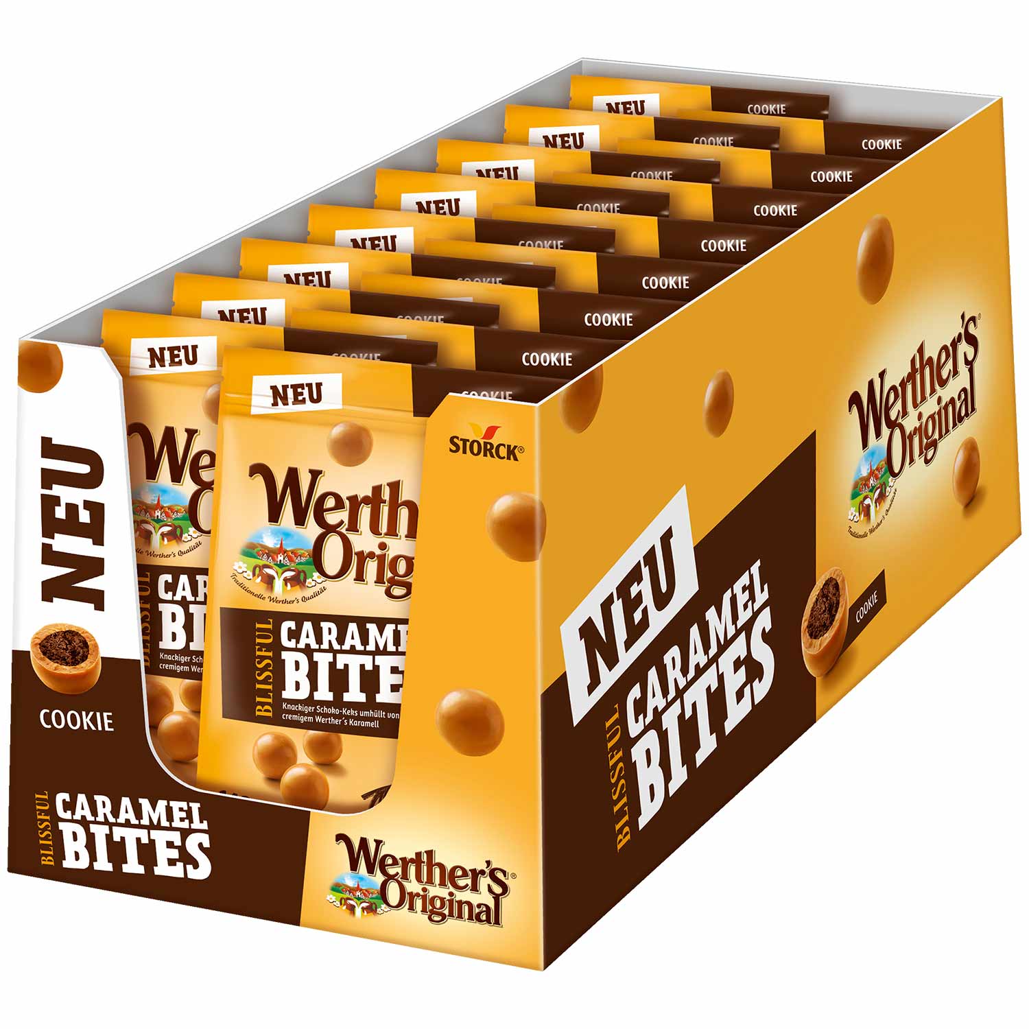 Werther's Original Blissful Caramel Bites Cookie 140g