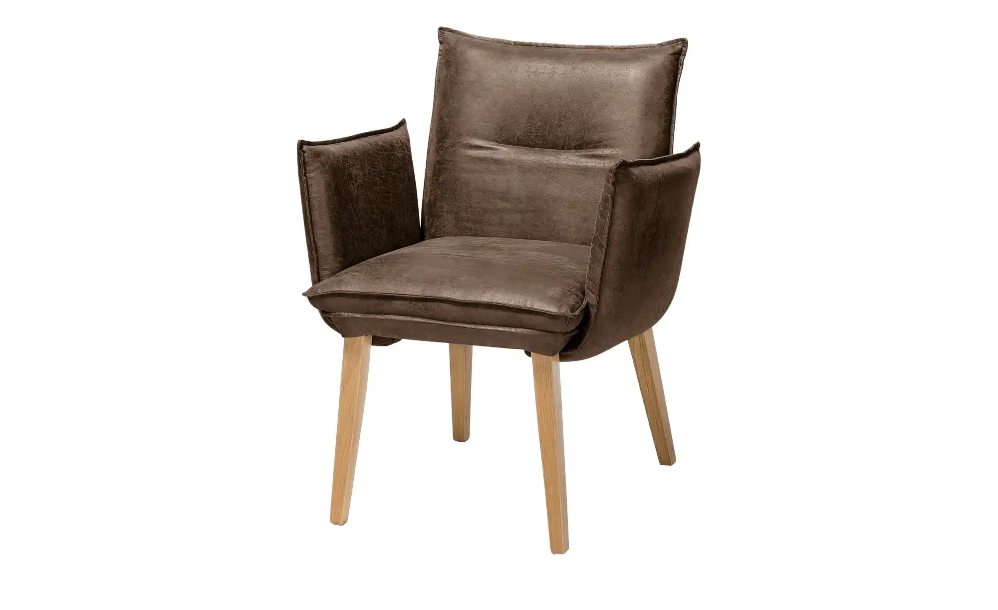Woodford Polsterstuhl in Leder-Optik Sunna