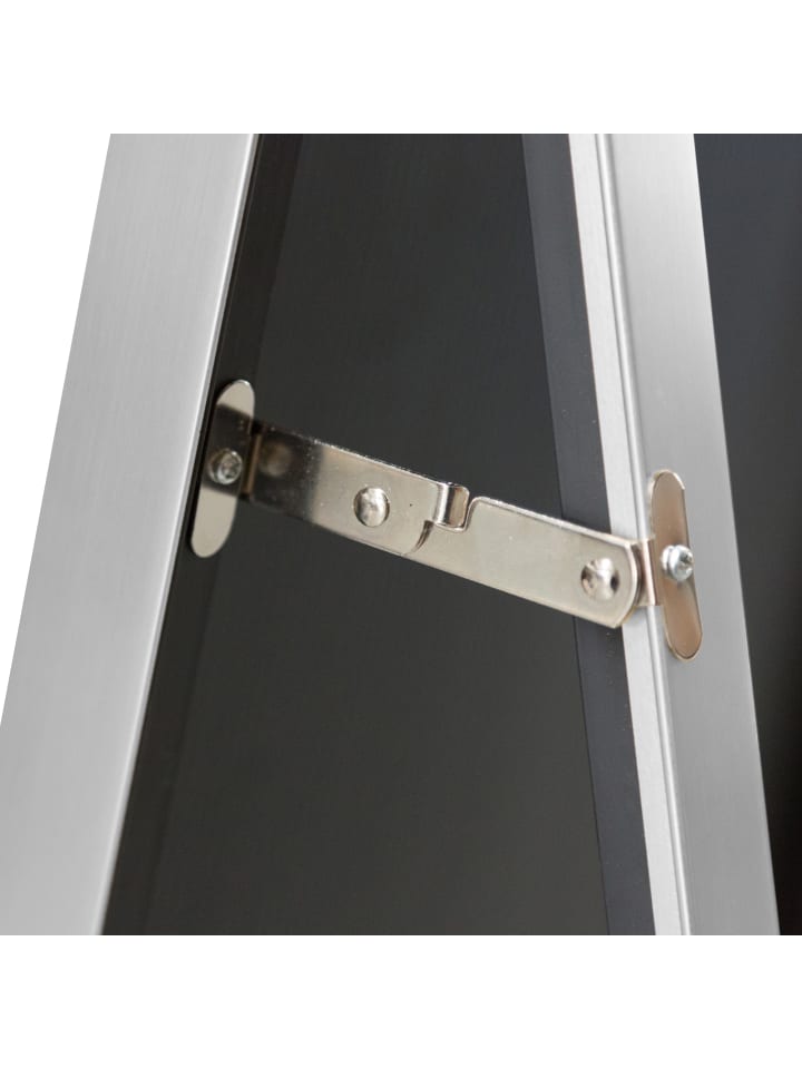 en.casa Standspiegel Barletta in Silber (H)150.6cm (B)35.6cm (T)2.7cm günstig kaufen onesize