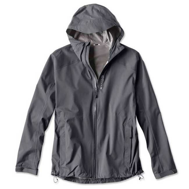 Orvis Ultralight Storm 2.5L Asphalt-Watjacke (Dunkelgrau)