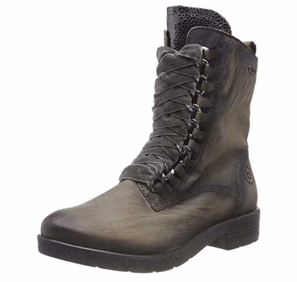 BUGATTI Schnür-Stiefeletten grau Scara