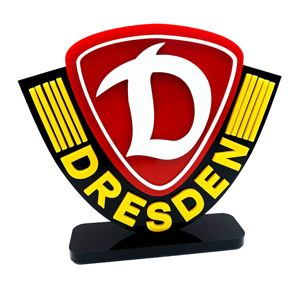 Aufsteller DYNAMO Wappen 3D