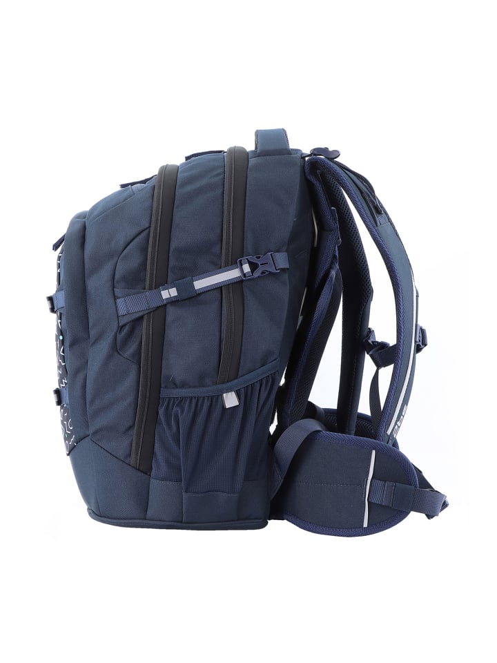 2Be Schulrucksack in blau-weiss günstig kaufen onesize
