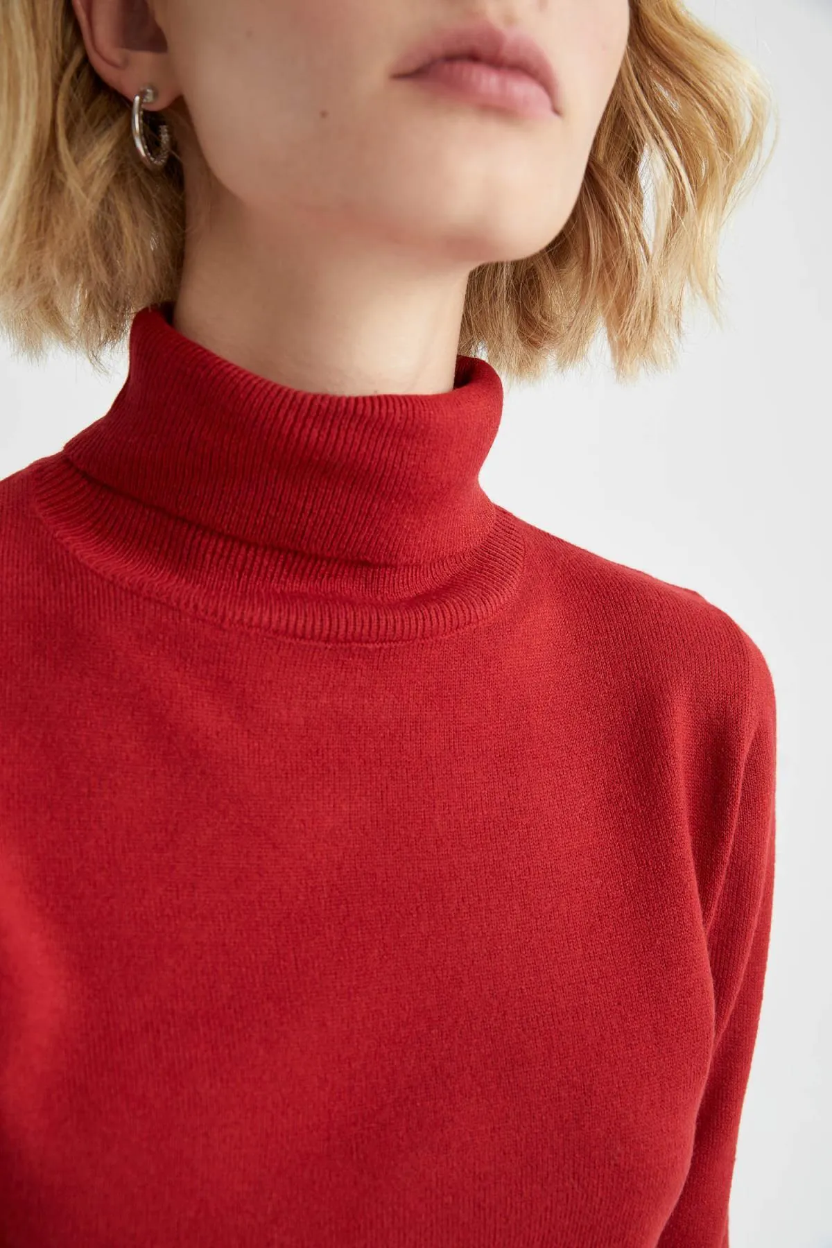 DeFacto  Extra weicher Rollkragenpullover aus Kaschmir mit Rollkragen und Relax-Passform