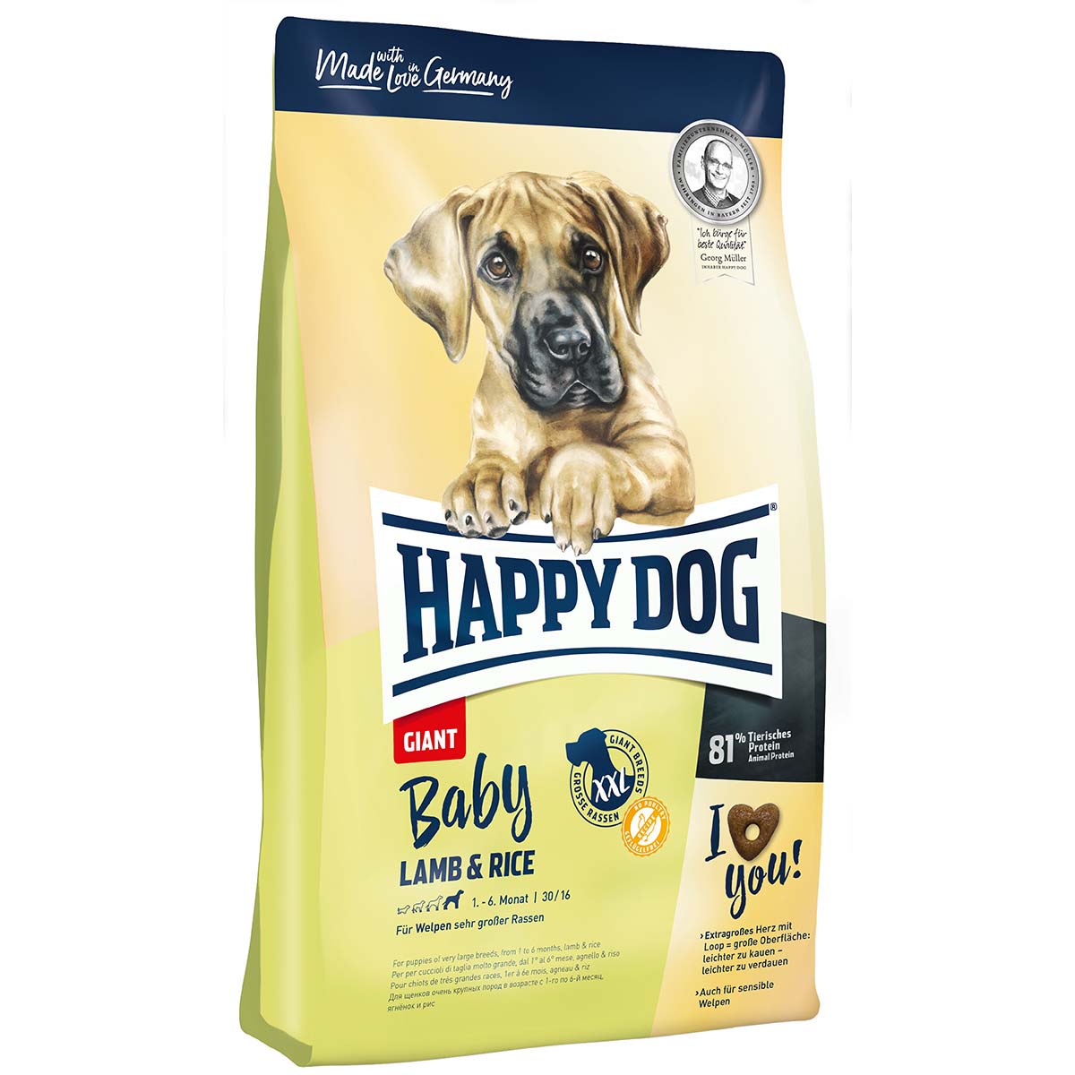 Happy Dog Supreme Baby Giant Lamb & Rice 15kg kaufen bei ZooRoyal
