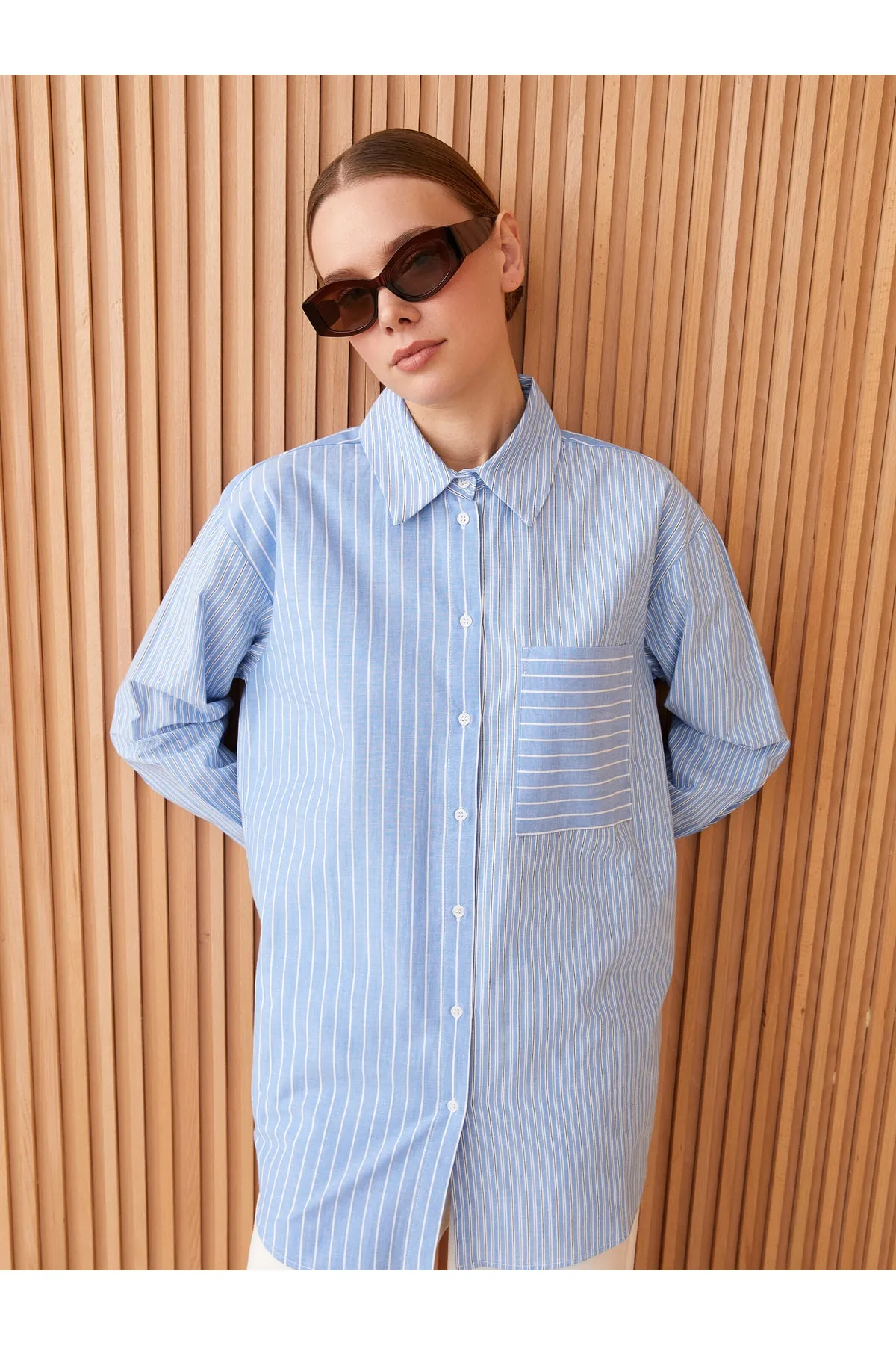 LC Waikiki  Tunika - Blau - Oversized