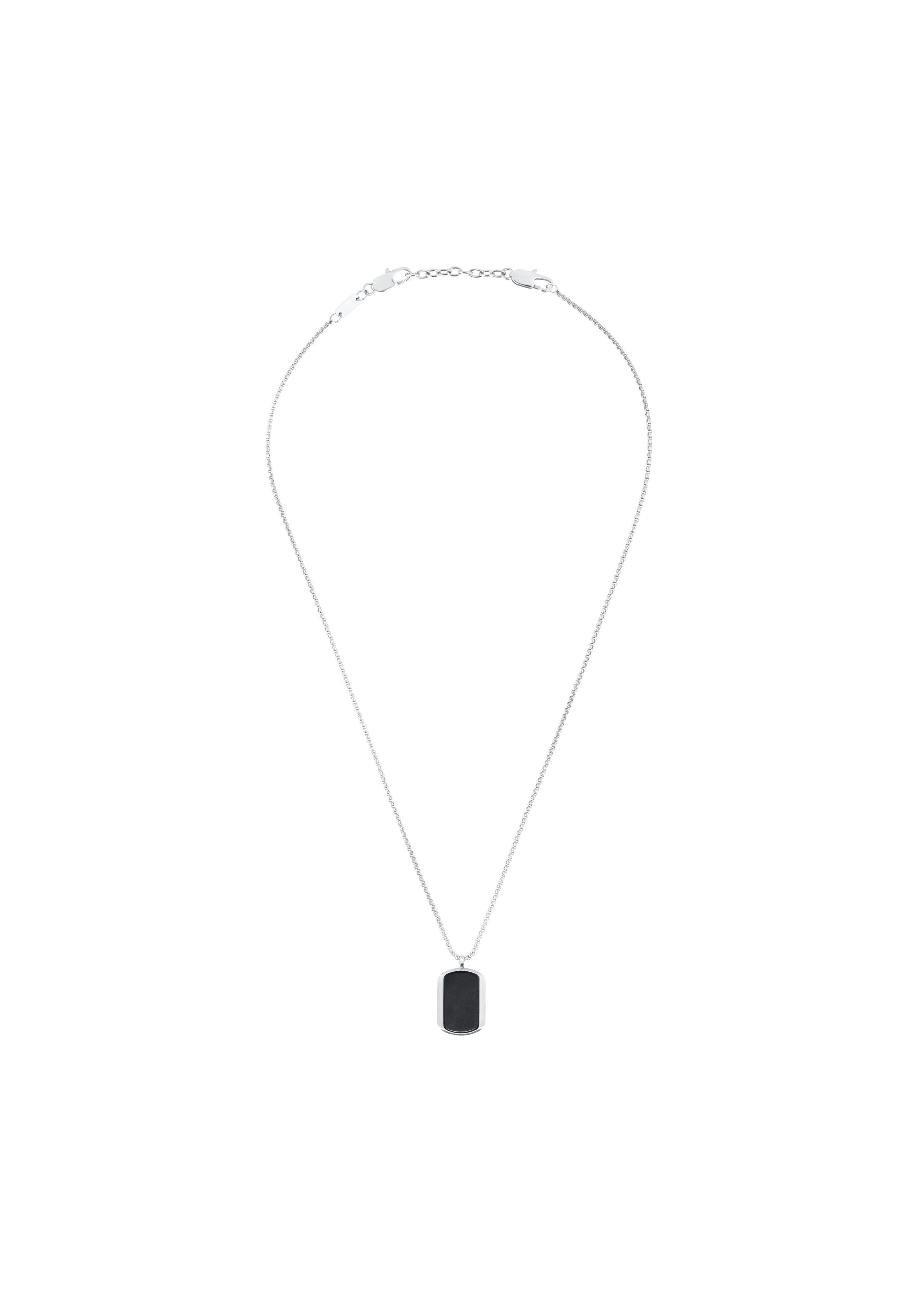 Edelstahlkette mit Dog-Tag-Anhänger  6007951-92B0