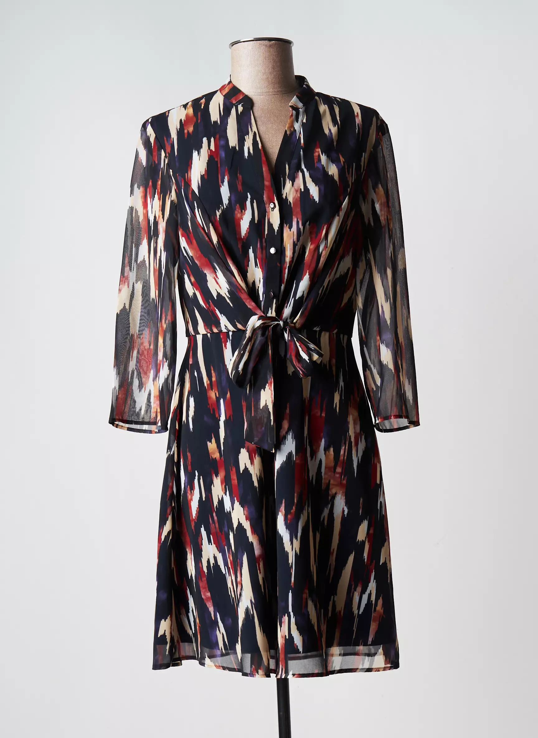 One Step Robes Mi Longues Femme couleur noir