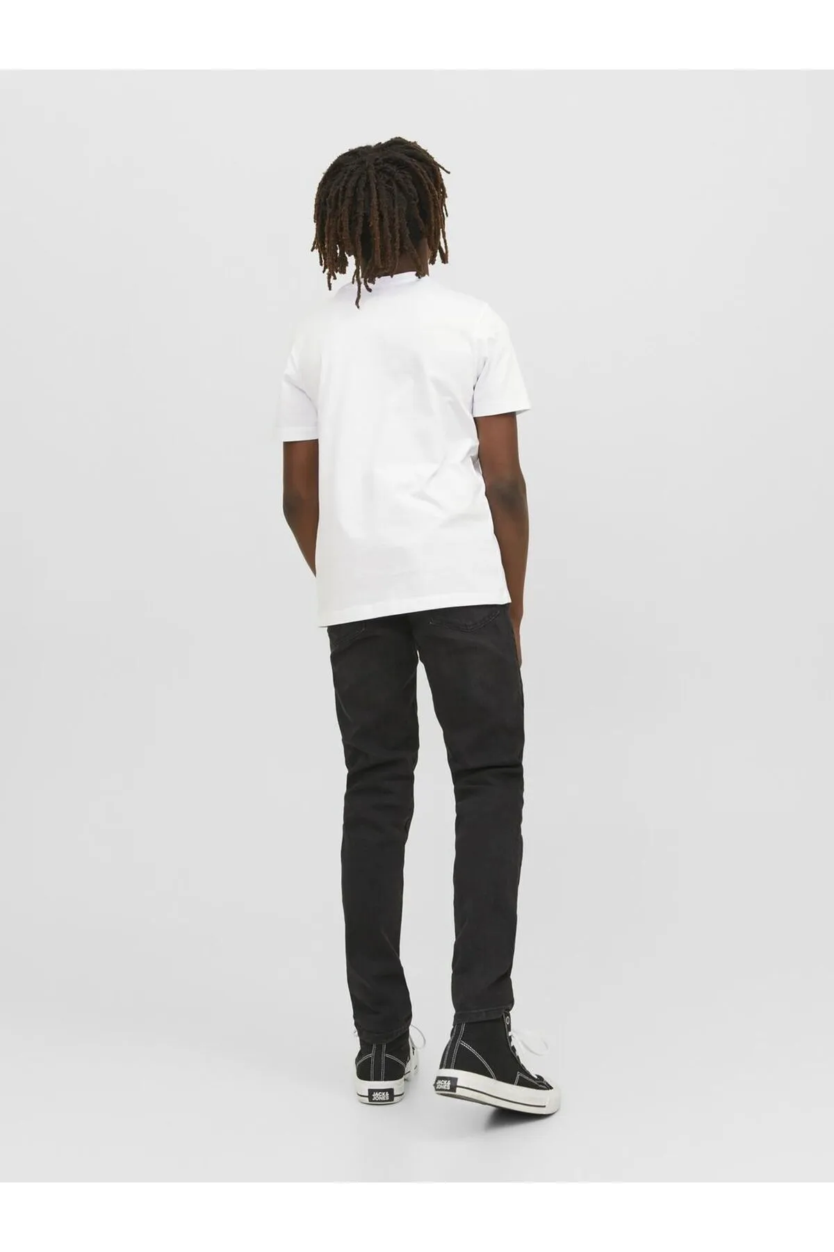 Jack & Jones Junior  T-Shirt - Weiß - Regular Fit