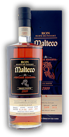 Malteco Vintage Reserva 2009/2021 Malteco Vintage Reserva 2009/2021  Alter 09/21 - 0,7	 Liter - Vol 42,3%