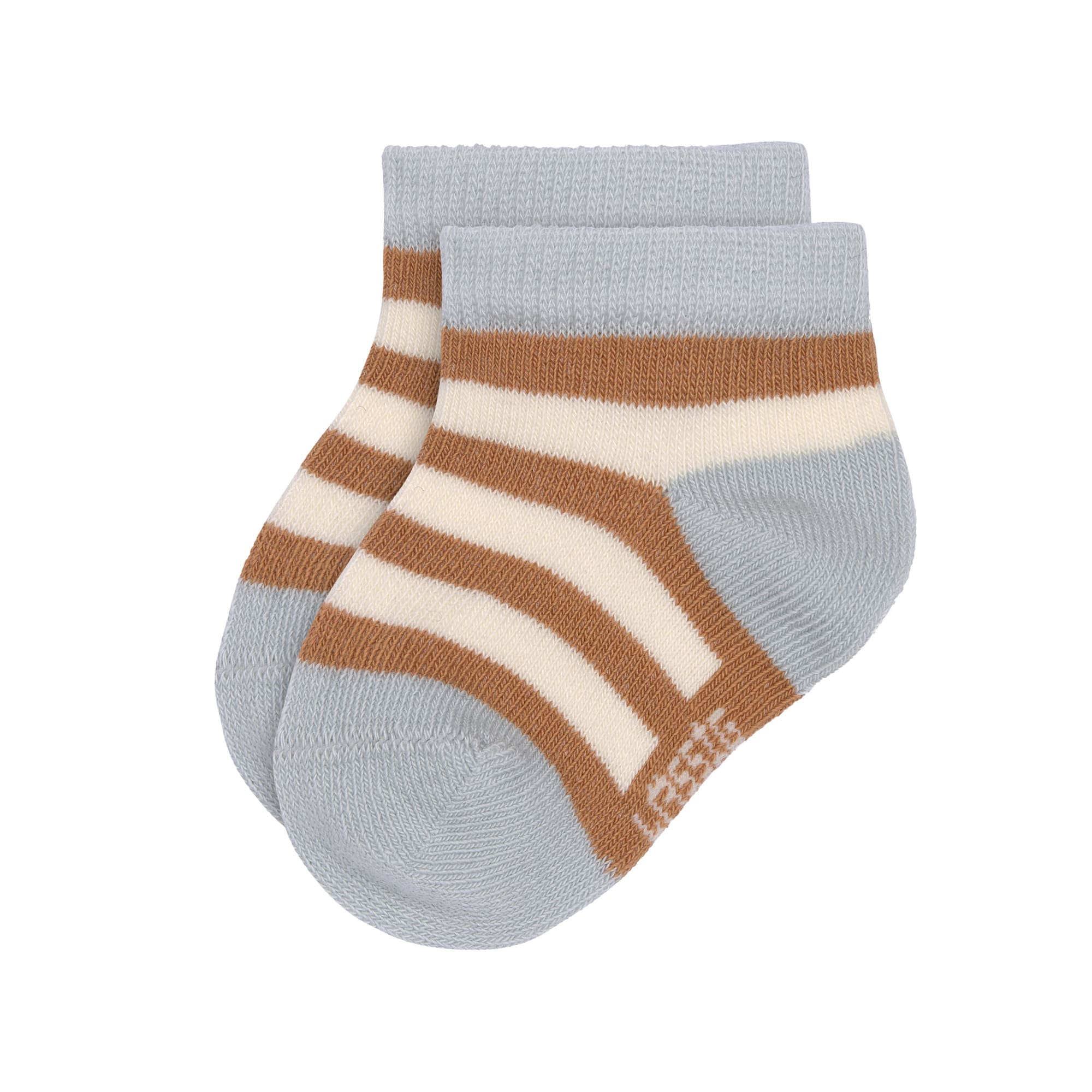 Kinder Sneaker Socken (3er-Set), Hellblau Karamell