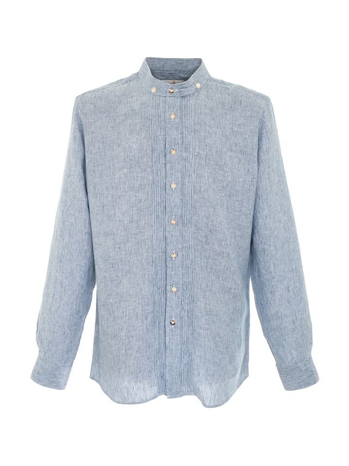 Almsach Stehkragenhemd 175LI in navy günstig kaufen