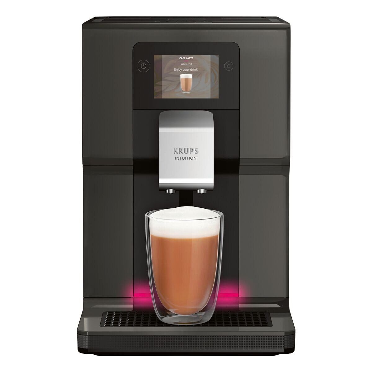 Krups Kaffeevollautomat Intuition Preference EA872B, mit Edelstahl-Mahlwerk und Touchscreen, 1450 W