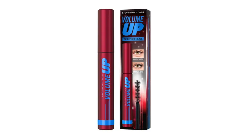 MANHATTAN COSMETICS Volume Up Mascara 8 ml 003 - Black Waterproof