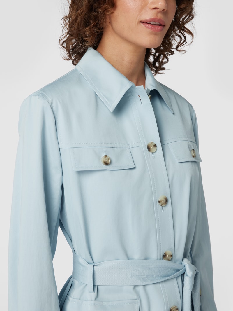 Blazer mit Taillenband Modell 'Jacorda' in hellblau