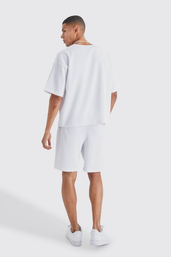 Oversize Hemd und Shorts
