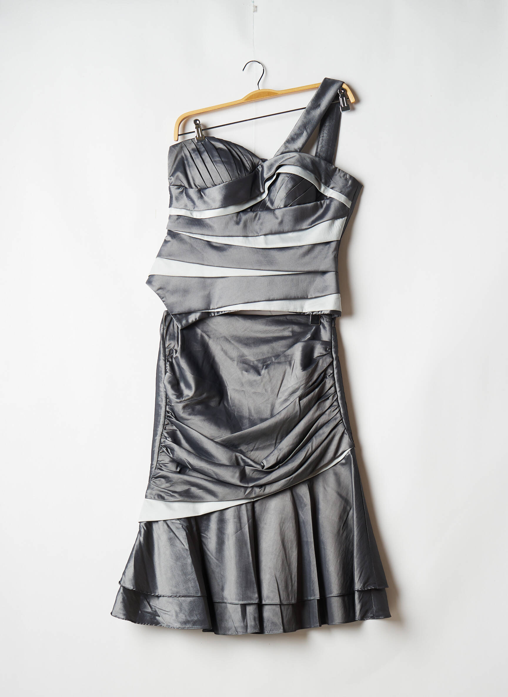 Creatif Paris Ensembles Jupe Femme couleur gris