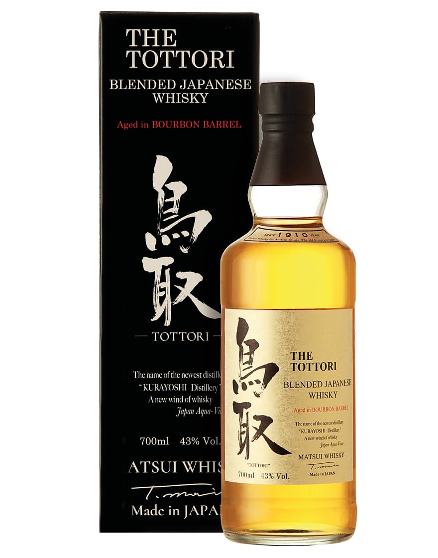 Blended Japanese Whisky Bourbon Barrel The Tottori Matsui 0,7 ℓ, En Étui