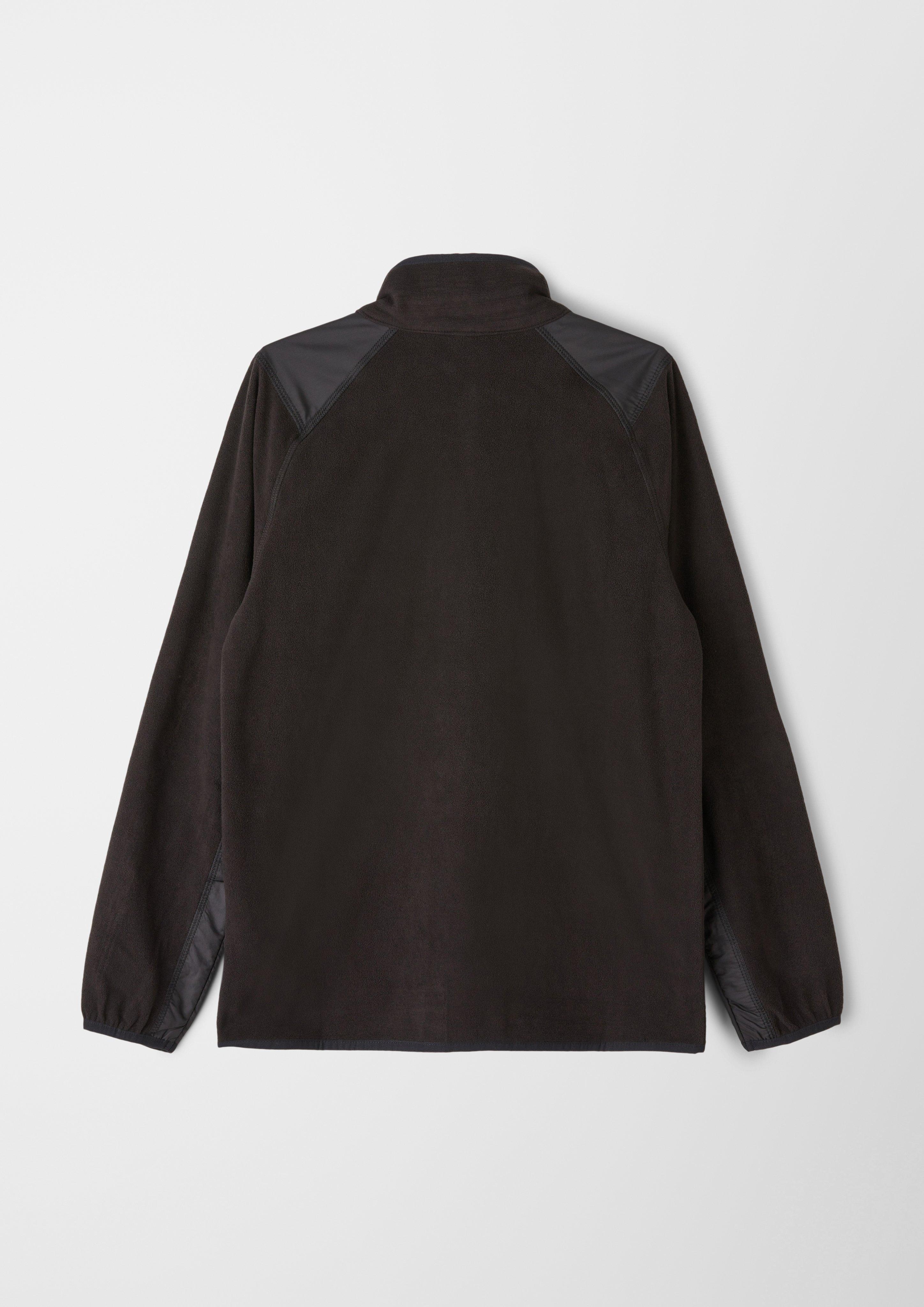 Fleecejacke mit Nyloneinsätzen  2123233-9999
