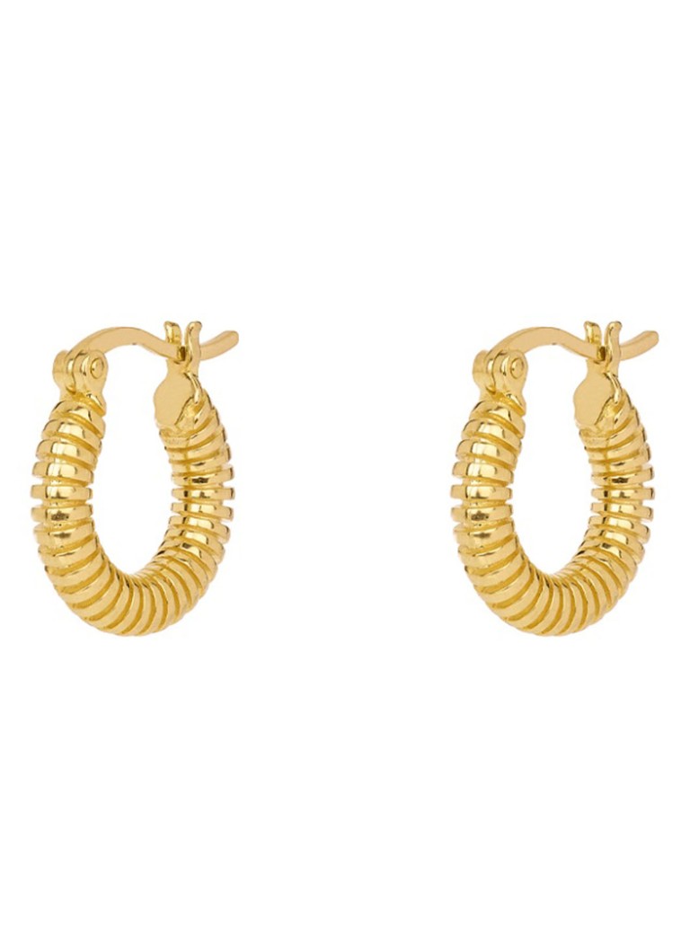 Anna + Nina Small Spiral earrings gilded