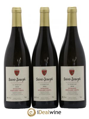 Saint-Joseph Le Berceau Bernard Gripa (Domaine)  2016 - Lot de 3 Bouteilles