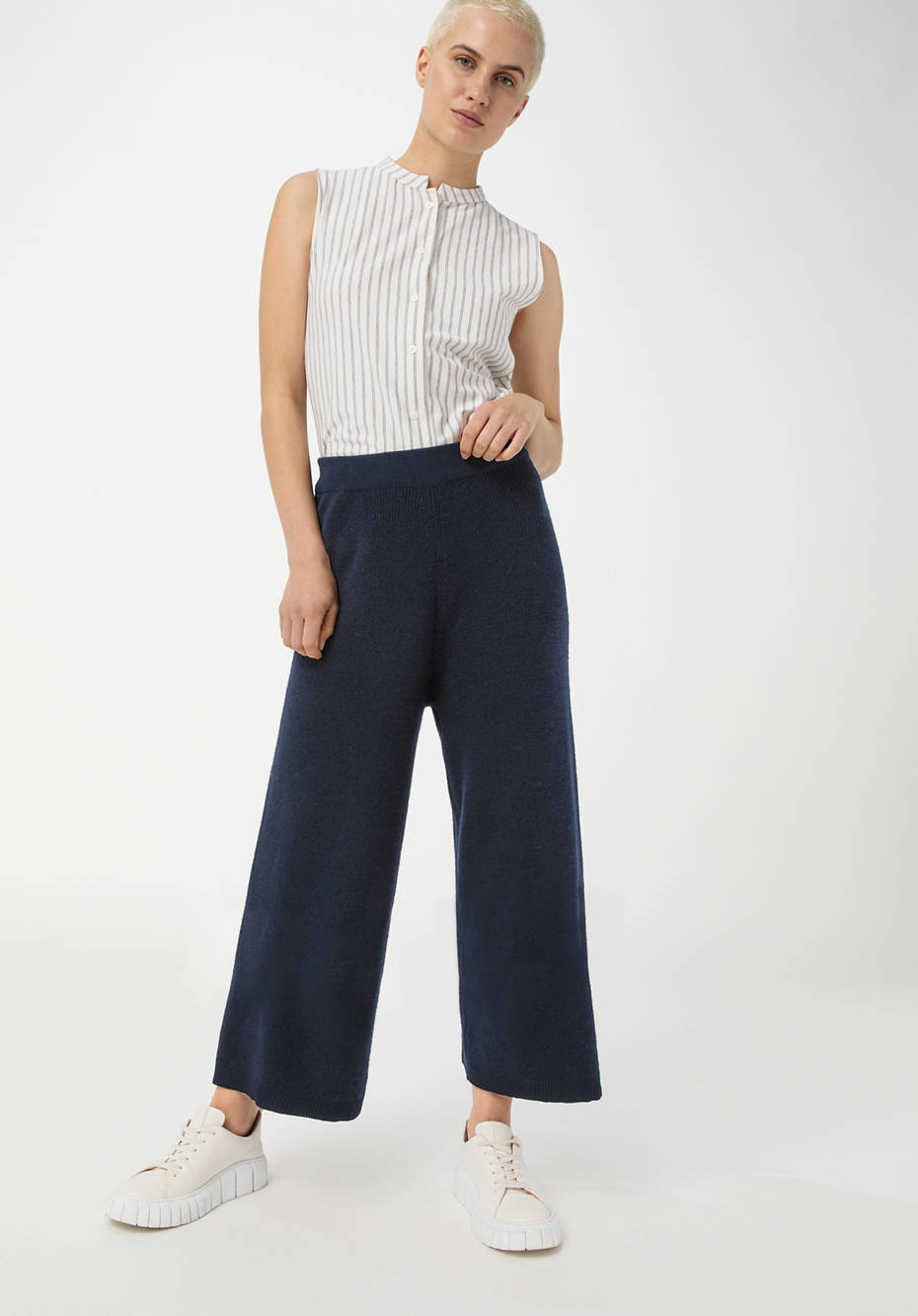 Strick-Hose aus Bio-Baumwolle und Bio-Schurwolle