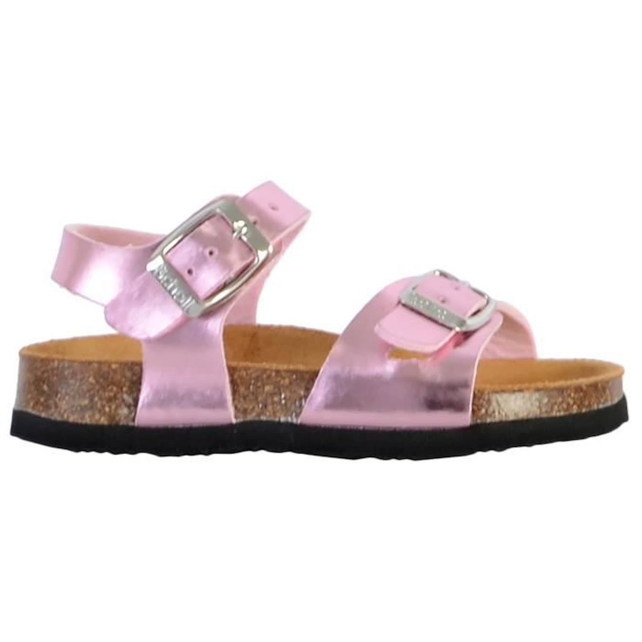 Mules Cuir Enfant Scholl Adalene rose