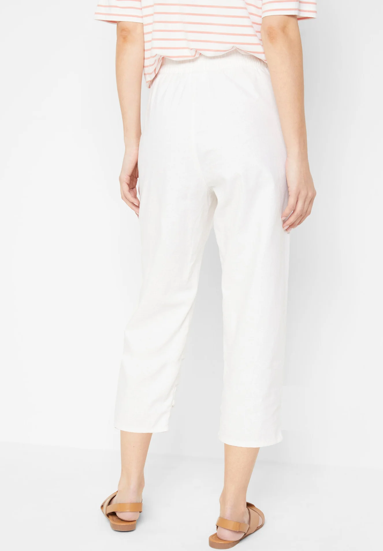 bonprix HIGH-WAIST-3/4 MIT UND BEQUEMBUND - Shorts