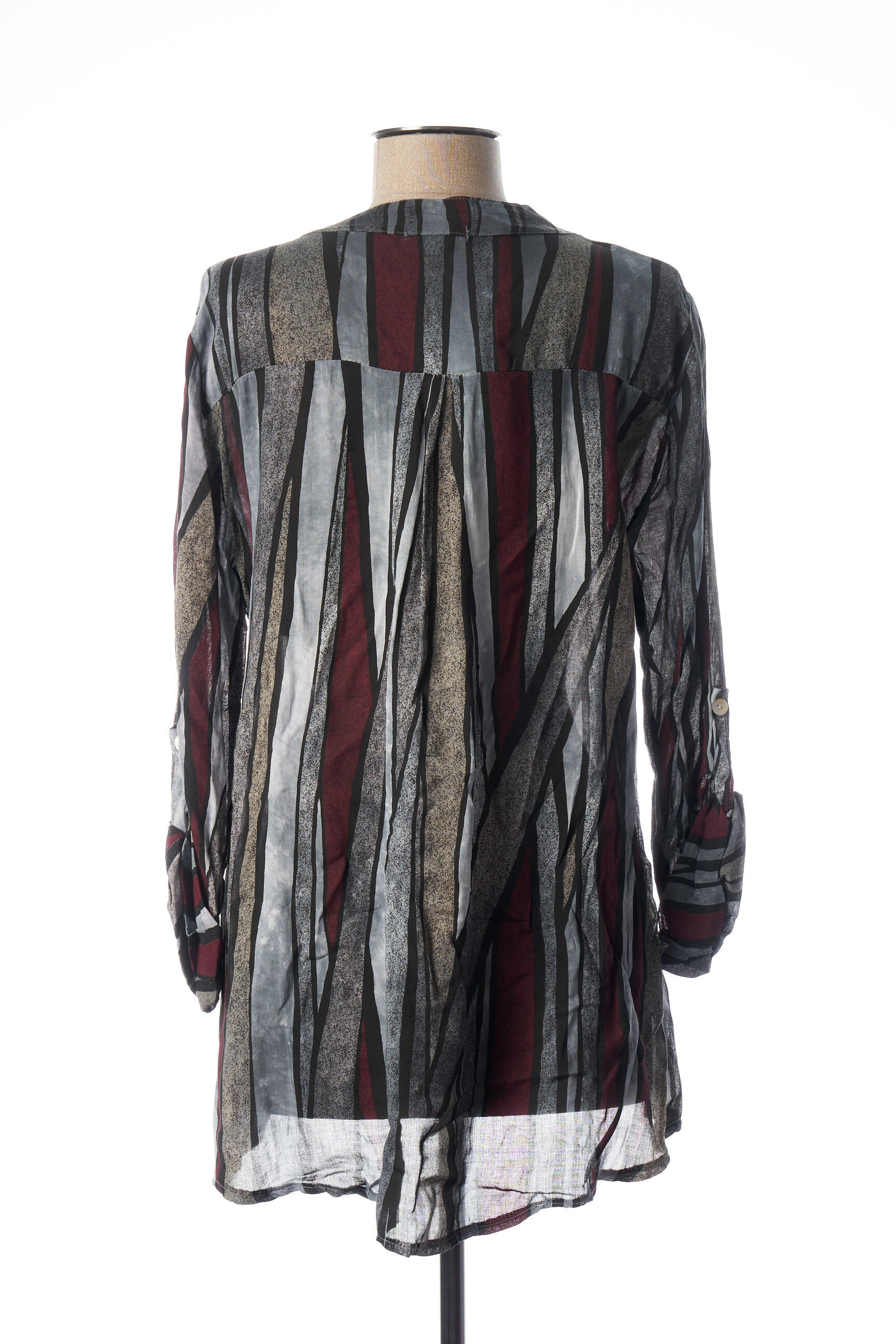 Quattro Tuniquemanchelongue Femme couleur gris