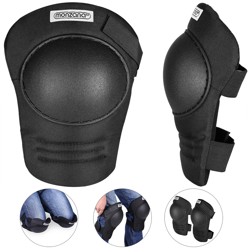Casaria monzana® 1 Paar Knieschoner - leichtgewichtig - robuste PVC Schale