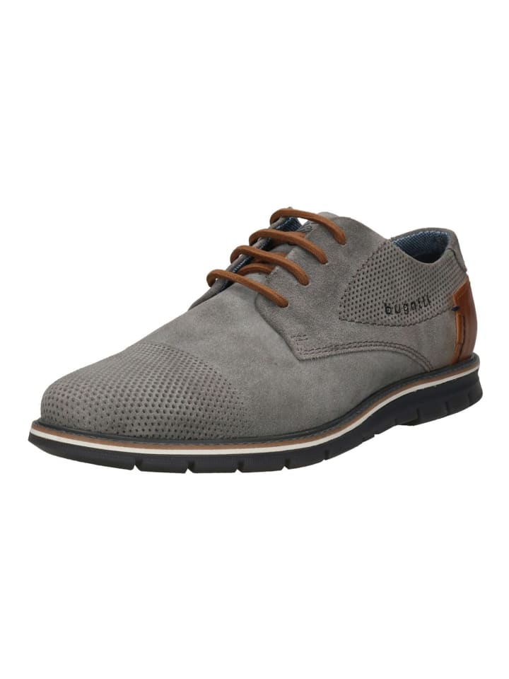 Bugatti Businessschuhe in Grau günstig kaufen